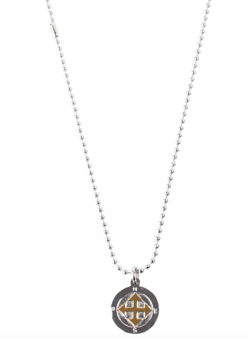 Inner Compass – Bronze Nautical Necklace
