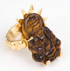 Tiger Eye Buddha Ring – One of a Kind