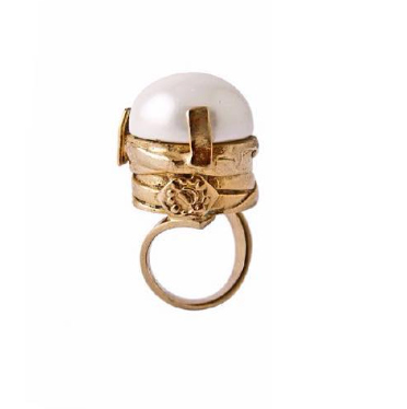 Divine Pearl Adjustable Ring