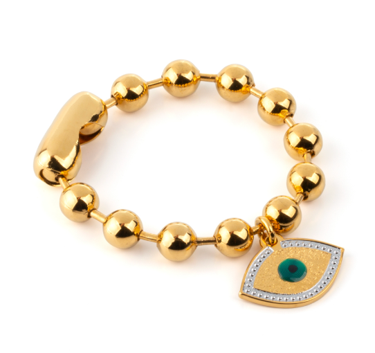 Lucky Eye 10mm Ball Chain Bracelet