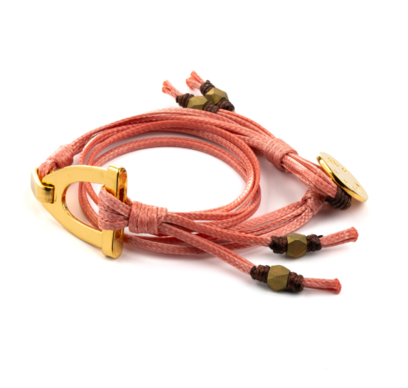 Stirrup pink Bracelet