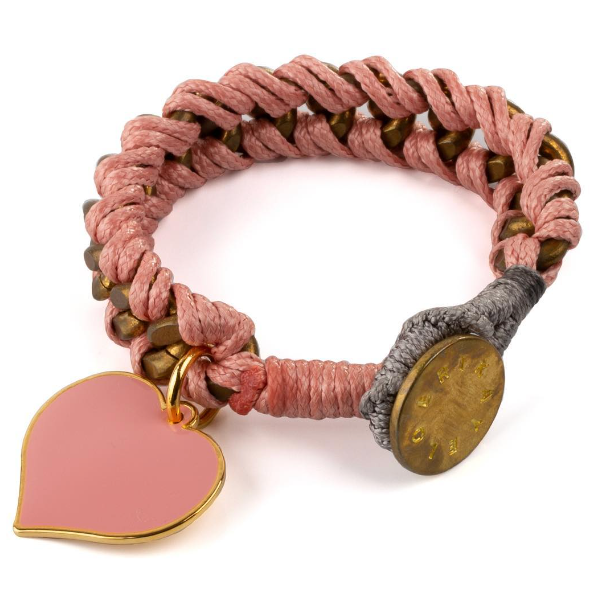 Interlaced Bracelet Rose Heart